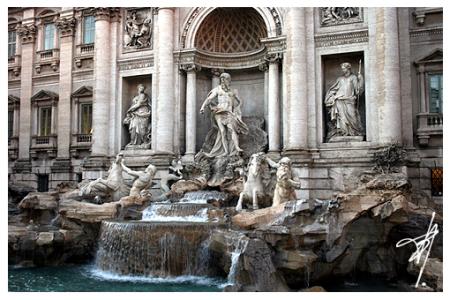 Octobre 2008 - Rome : Fontaine de Trévi